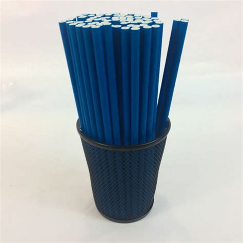 navy blue plastic straws